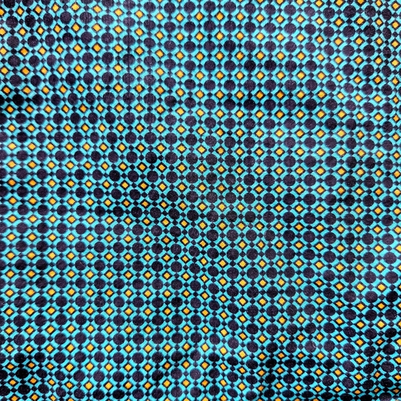 Cinch Western Pearl Snap Long Sleeve Shirt Turquoise Orange | Men's Size S - Picture 4 of 7